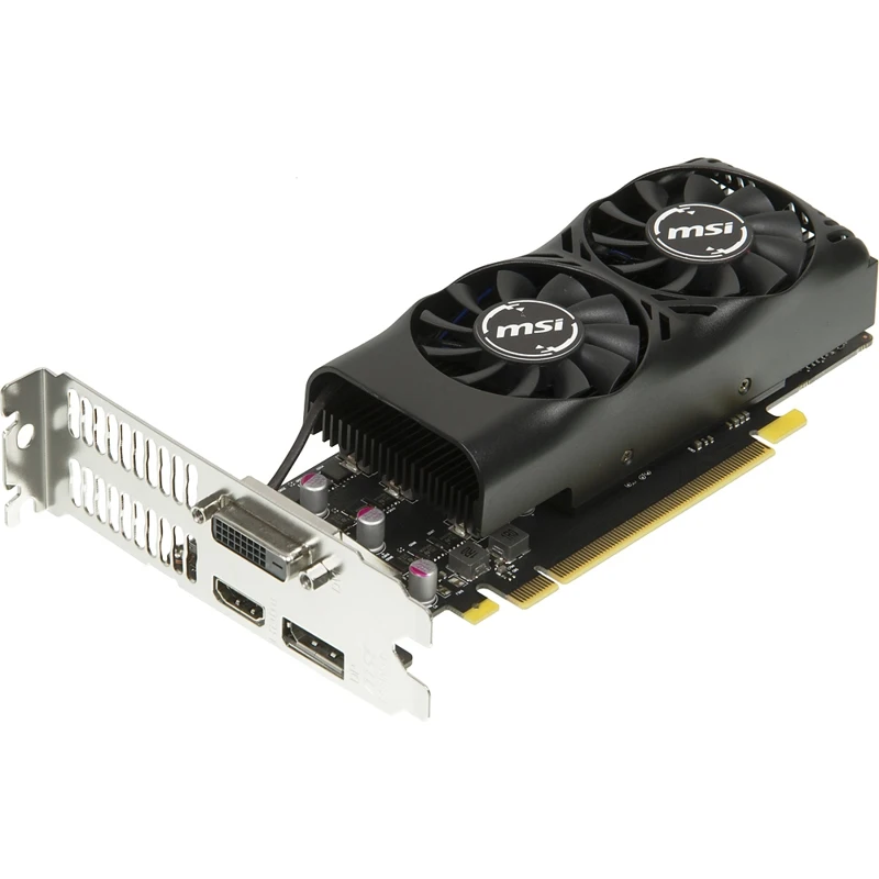 Видеокарта MSI PCI-E GeForce GTX 1050 Ti 4GT LP NV GTX1050TI 4096Mb 128b GDDR5 1290/7008 DVIx1/HDMIx