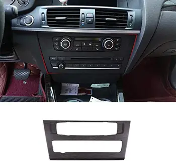 

Oakwood Grain Car ABS Center CD Panel Cover Trim for X3 F25 X4 F26 2014-2017