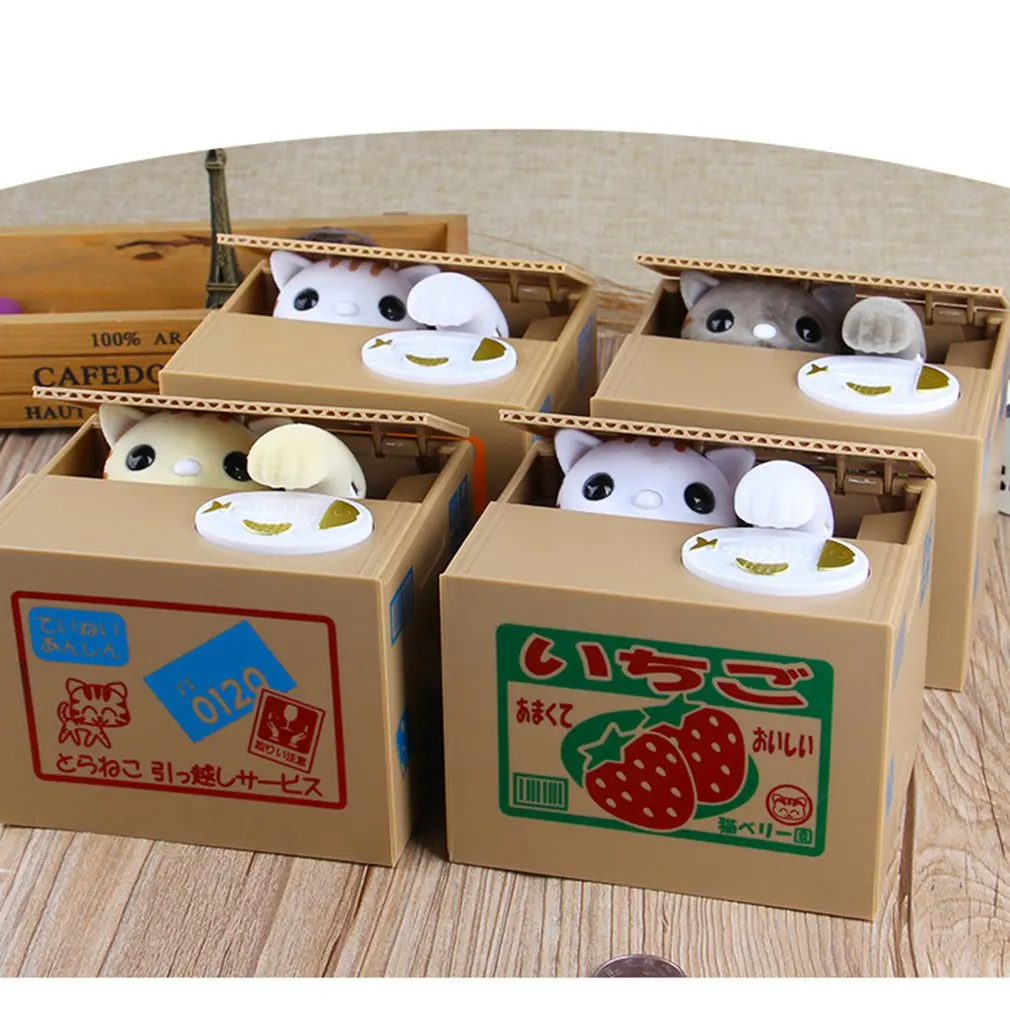 Мультфильм японские деньги кража копилки в виде свиньи едят для монет, денег Сейф цифровая коробка игрушки сувениры с декоративными украшениями для детей подарок