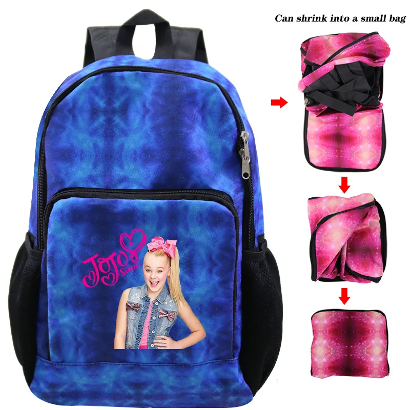 photo colour Дети Jojo Siwa рюкзак для девочек школьная сумка супер звезда школьный персональный книга сумки печать mochila большой емкости Bolsa - Цвет: photo colour
