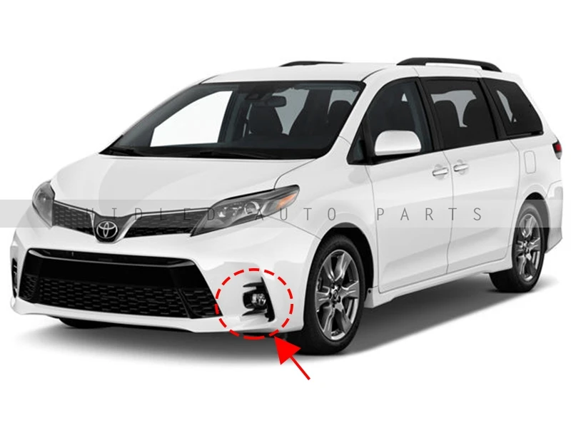 1 компл. противотуманная фара в сборе для Toyota Sienna 18'+ транспортные средства