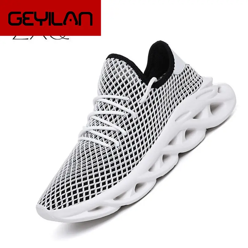 

2019 Summer Popular Male Shoes Breathable Mesh Sneakers Fashion Comfortable Shoes Casual Walking Footwear