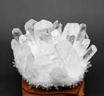

723g Natural white Ghost Phantom Quartz Crystal Cluster Crystals and stones Healing Specimen