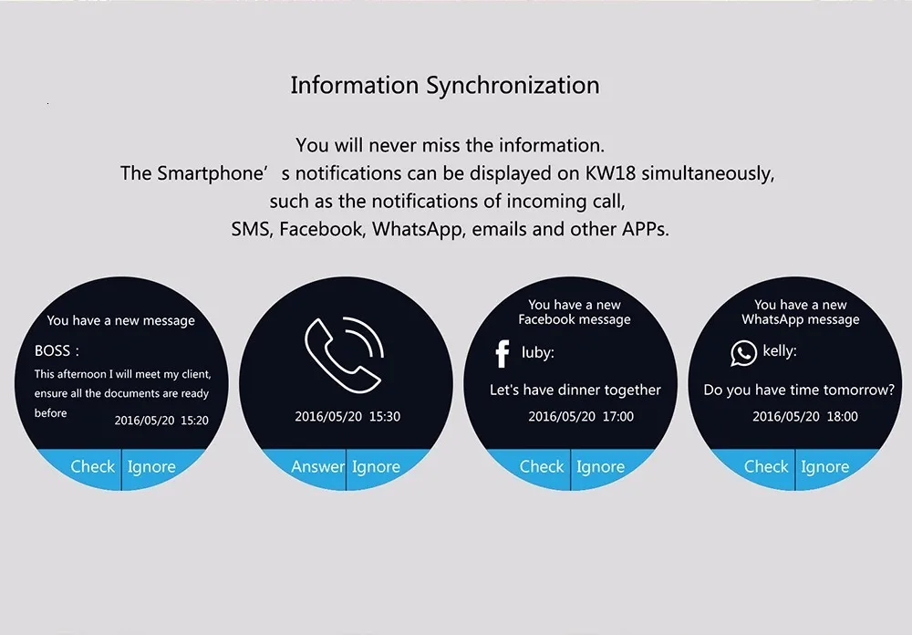 Kw18 Bluetooth Смарт часы полный экран Поддержка Sim Tf карты Smartwatch телефон сердечного ритма для Apple gear S2 huawei Xiaomi