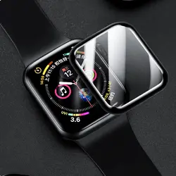 Защитная пленка для Apple Watch band 4 iwatch band 42 мм 38 мм 44 мм 40 мм 3D полное покрытие изогнутая поверхность пленка из закаленного стекла