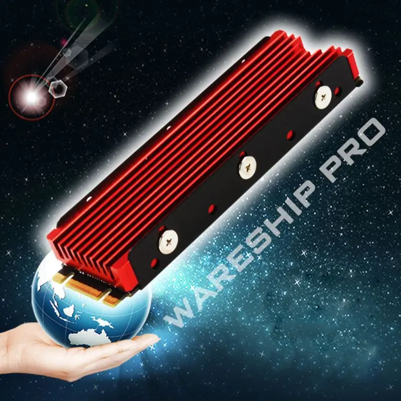 Пылезащитный NVME M.2 радиатор охлаждения листового металла термопрокладка для M.2 2280 PCI-E NVME SSD