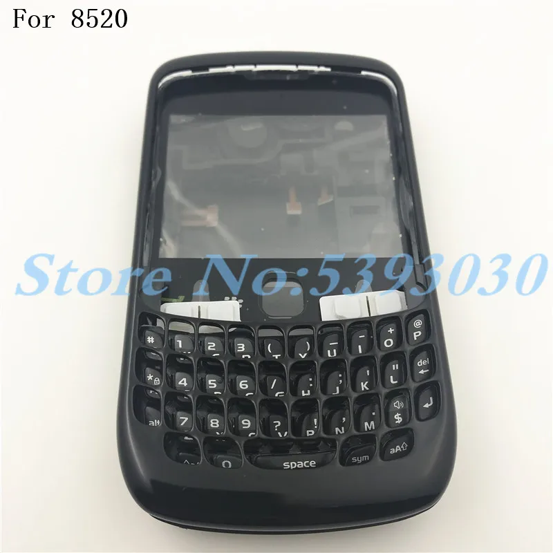 Высокое качество полный корпус для Blackberry Curve 8520 Полный чехол Замена+ логотип