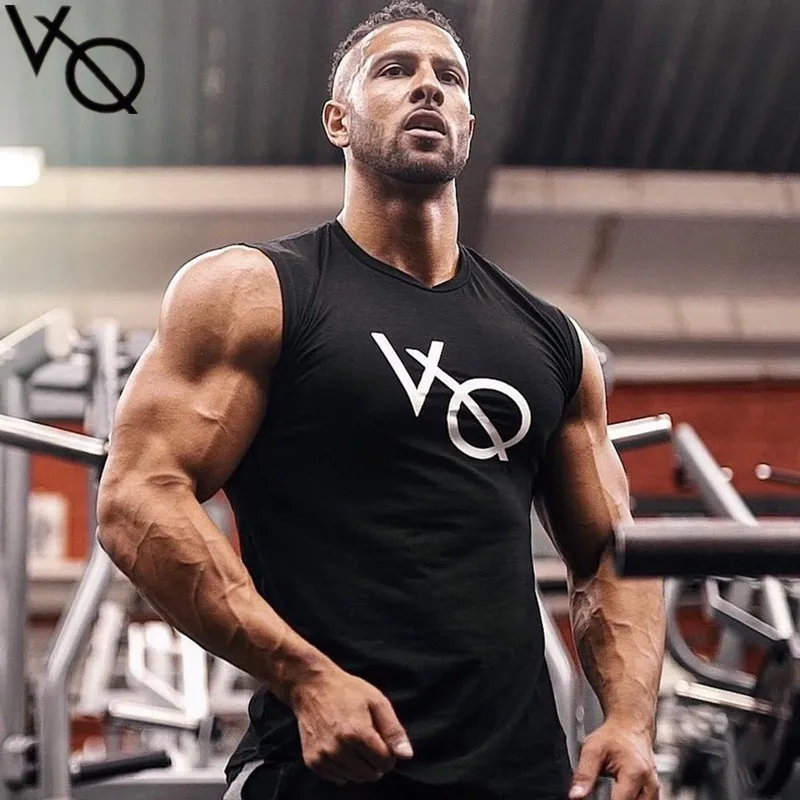 

Muscle Fitness Brothers Vo Sleeveless Sports MEN'S Vest Fitness Running Sleeveless T-shirt Breathable Slim Fit Training Suit