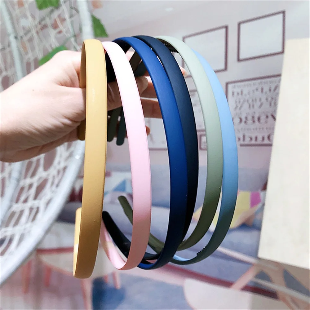 NEW-1pcs-Colorful-Macaron-Scrub-Hair-Bands-Vintage-Acrylic-Thin-Hairbands-Hair-Accessories-for-Women-Girls (2)