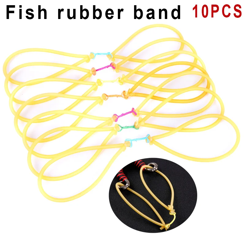 10PcssetOutdoorElasticBungeeRubberBandforFishingTraditional