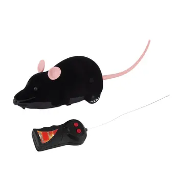 

2018 New Cat Toys Remote Control Wireless Simulation Plush Mouse Electronic Rat Mouse Mice Toy For Pet Cat Toy Mouse