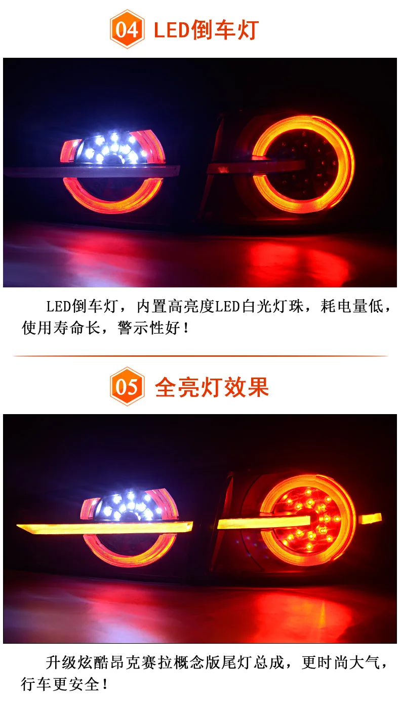 Car Styling 2013- for Mazda 3 Tail Lights Mazda3 Axela LED Tail Light dynamic turn signal Rear Lamp DRL+Brake+Park+Sign