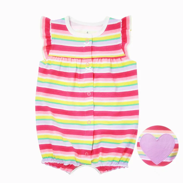 Baby Jumpsuit Cotton  2020 Summer Baby Rompers Newborn Girl Boy Baby Clothes Kids Jumpsuits High Quality Cute 100%Cotton Short Sleeve Baby Clothes Set Cute Infant Baby Girls Romper Baby Rompers