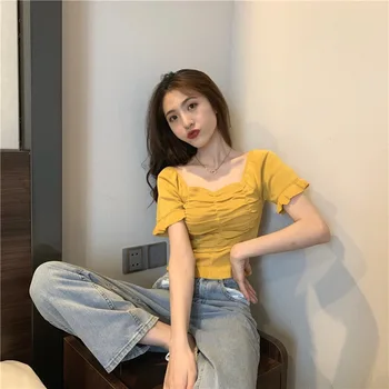 

B044-2020 new Korean women's student clothes women short-sleeved T-shirt women
