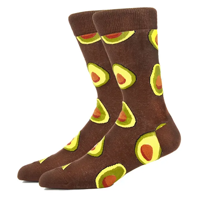 Burger Pizza Sushi Males Socks Fashion Cute Series Korean Harajuku Cartoon Funny Women Happy Cotton Cool Middle Tube Socks HK11050-5