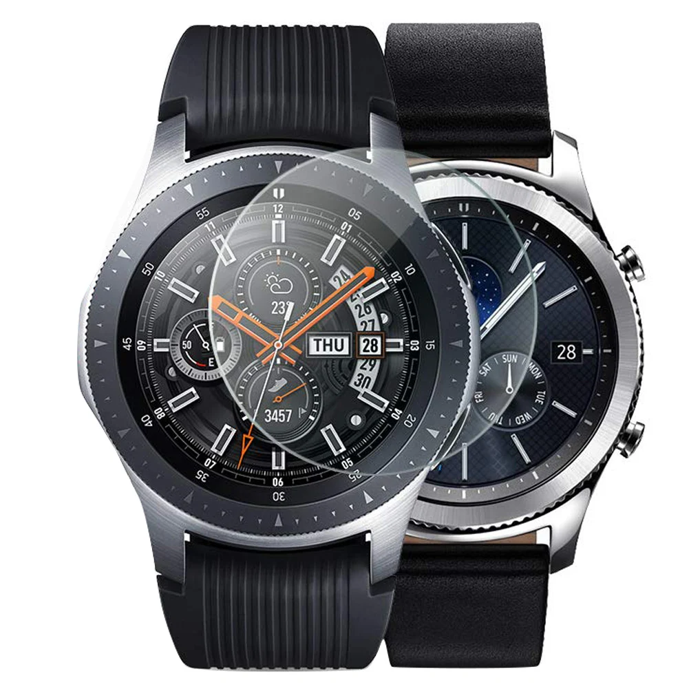 Закаленное стекло для Samsung Galaxy Watch 42/46 мм Gear Sport S2 S3 3 шт. защита экрана защитная