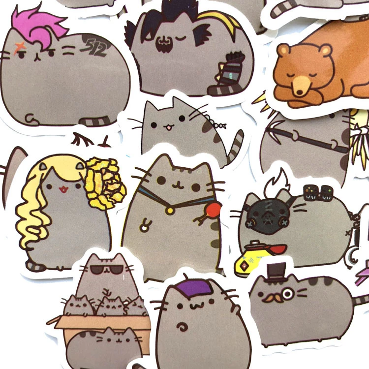 100 Different Mini Cartoon Cat Paper Sticker Decoration Diy Ablum Diary Stickers Scrapbooking Label Sticker Kawaii Stationery
