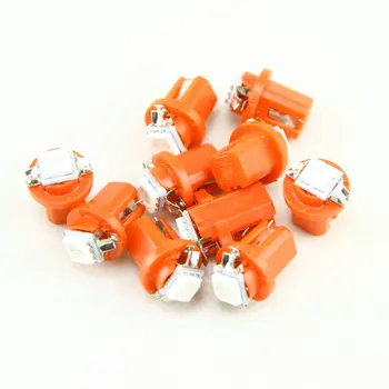 

10PCs Auto W1.2W T5 B8.5D LED 5050 Bulb Led Car LED B8.5 509T W3W Gauge Dashboard Map Lamp Light 12V Car Styling
