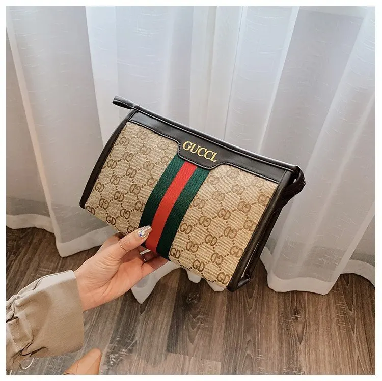 

New Style Cosmetic Bag WOMEN'S Handbag Small Portable Skincare Storgage Bag Europe And America Retro Elegant WOMEN'S Bag