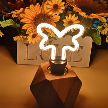 

LED Night Light Warm White Red Green Blue Holiday Creative Christmas Kids Gift AC 220V Bedroom Living Room