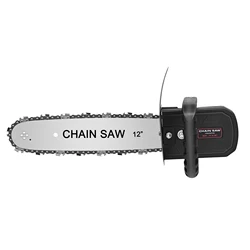 12 Polegada 100/125/150 angle grinder chainsaw bracket mudou atualização elétrica chain saw angle grinder em serra de corrente mini serra