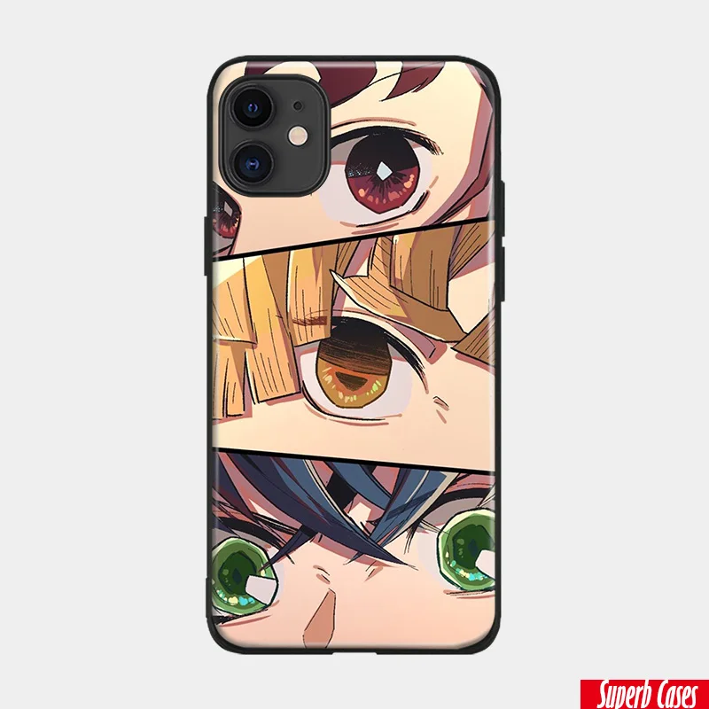 Tanjiro Zenitsu Inosuke Kimetsu no Yaiba Мягкий силиконовый чехол для телефона iPhone 6 6s 7 8 Plus X XR XS 11 Pro |
