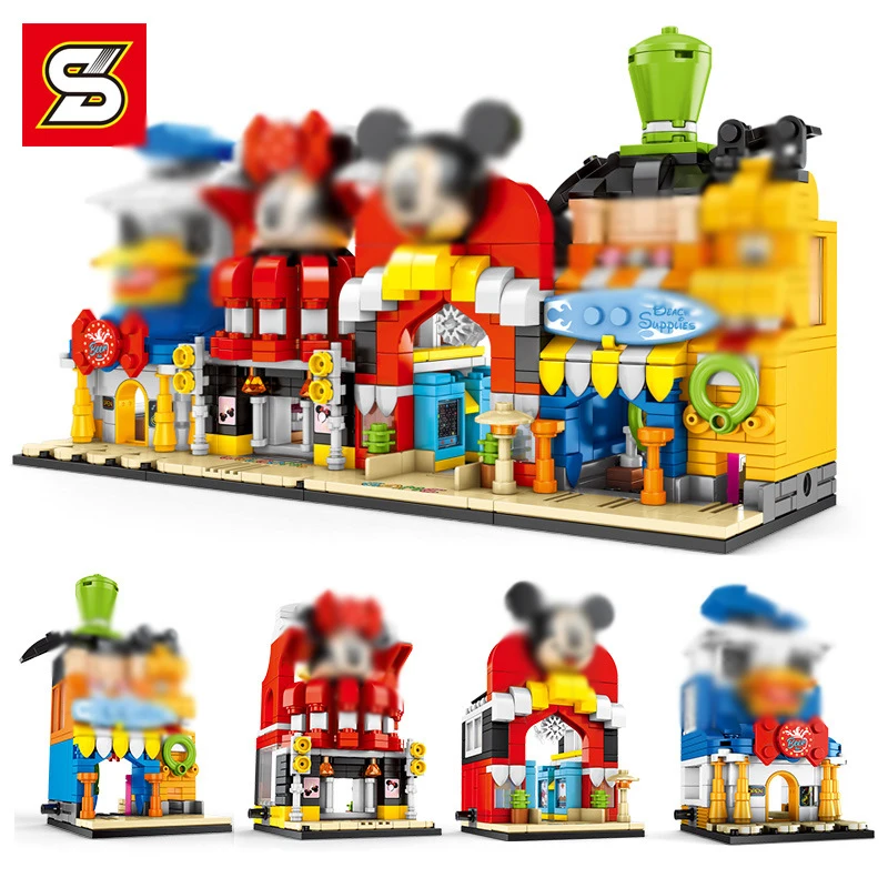 

Street View Shop in Dease City Building block Toys Compatible with Legoinglys Assembl DIY Educating Children Toy Christmas Gifts