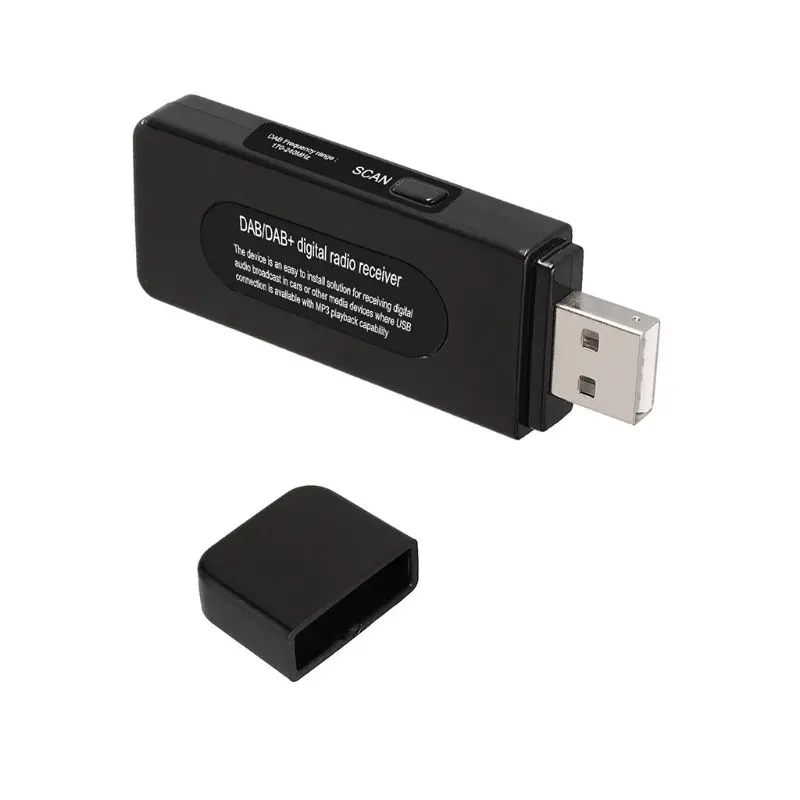 Универсальный USB интерфейс автомобиля DAB цифровой радио аудио приемник FM передатчик с антенной 95AF