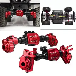 Kuulee Передние Задние портальные оси корпус для TRX-4 CNC алюминий RC Гусеничный автомобиль анодированная поверхность анти свет царапины красный