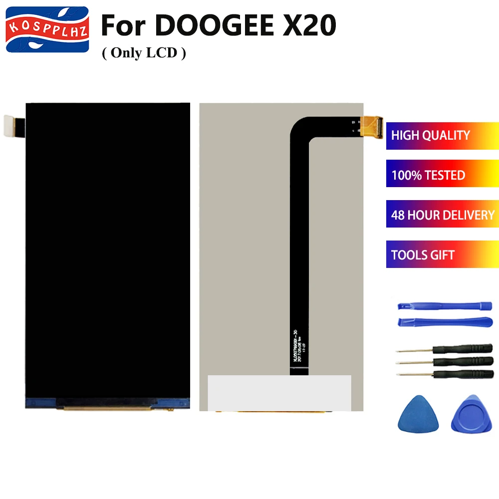 

5.0" Original LCD Display For DOOGEE X20 LCD Display ( NO Touch Screen ) Digitizer Replacement High Quality Repair Panel +Tools