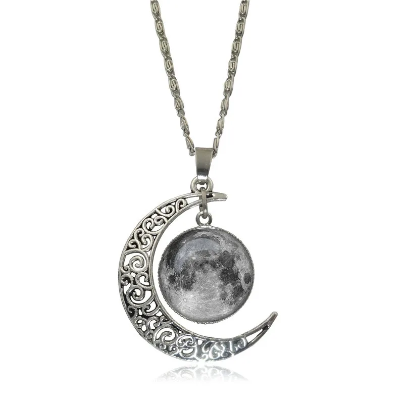 Женское ожерелье с подвеской в виде планеты и Луны|planet necklace|chain necklacenecklaces for women |