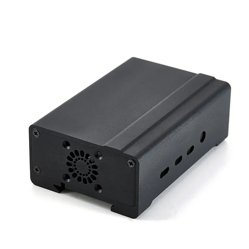 Raspberry Pi чехол корпус из алюминиевого сплава чехол+ вентилятор+ радиатор для Raspberry Pi 4 Модель B