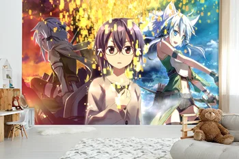 

[Self-Adhesive] 3D Sword Art Online 632526 Japan Anime Wall Paper mural Wall Print Decal Wall Murals