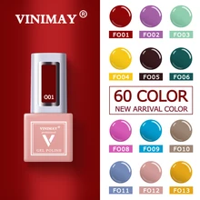 VINIMAY, Новое поступление, 60 цветов, УФ гель лак для ногтей, гель для ногтей, лак, грунтовка, замочить, дизайн ногтей, лак для ногтей, Гель-лак для ногтей