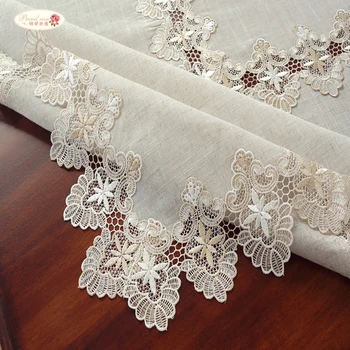 

Proud Rose Lace Table Runner Nordic TV Cabinet Table Flag Pure White Modern Minimalist Bed Flag Striped Tablecloth