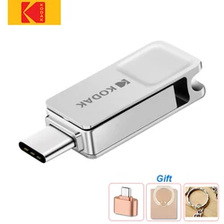 KODAK – mini clé USB 3.1 en métal K223C, support à mémoire de 32 go 64 go 128 go, OTG U, pour appareil de type c, mac et smartphone 