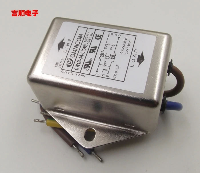 

220V Power Filter EMI 3A CW1B-3A-L