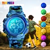 SKMEI militaire enfants Sport montres 50M étanche électronique montre-bracelet arrêt montre horloge enfants montre numérique pour garçons filles ► Photo 3/6