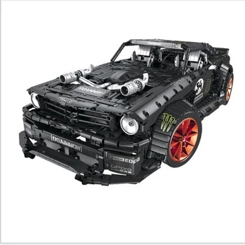 

MOC Ford Mustang building block remote control building block car educational toys compatible with LEGOED fans Gifts for childre