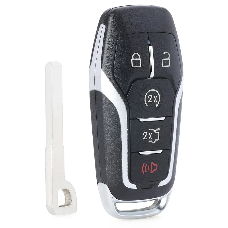 KEYECU 5 ปุ่มสําหรับ Ford Fusion Explorer Edge Mustang F150 F250 2015 2016 2017 M3N-A2C 31243300   Smart ID49 902MHz กุญแจรีโมท 2