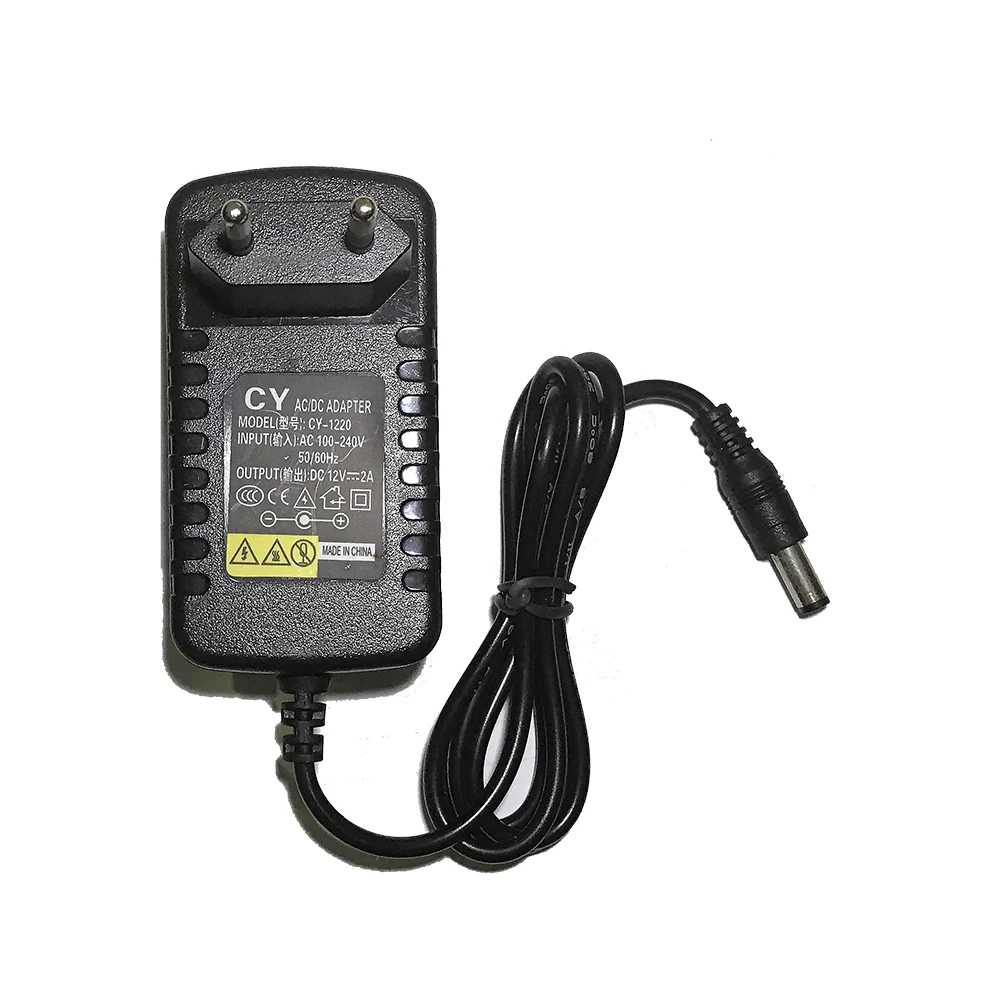 EU AU UK US Plug Type 12V2.5A 2A 1A 5.5mmx2.1mm 5V2A 3.5mmx1.35mm Power Supply AC 100-240V To DC Adapter Plug For CCTV IP Camera