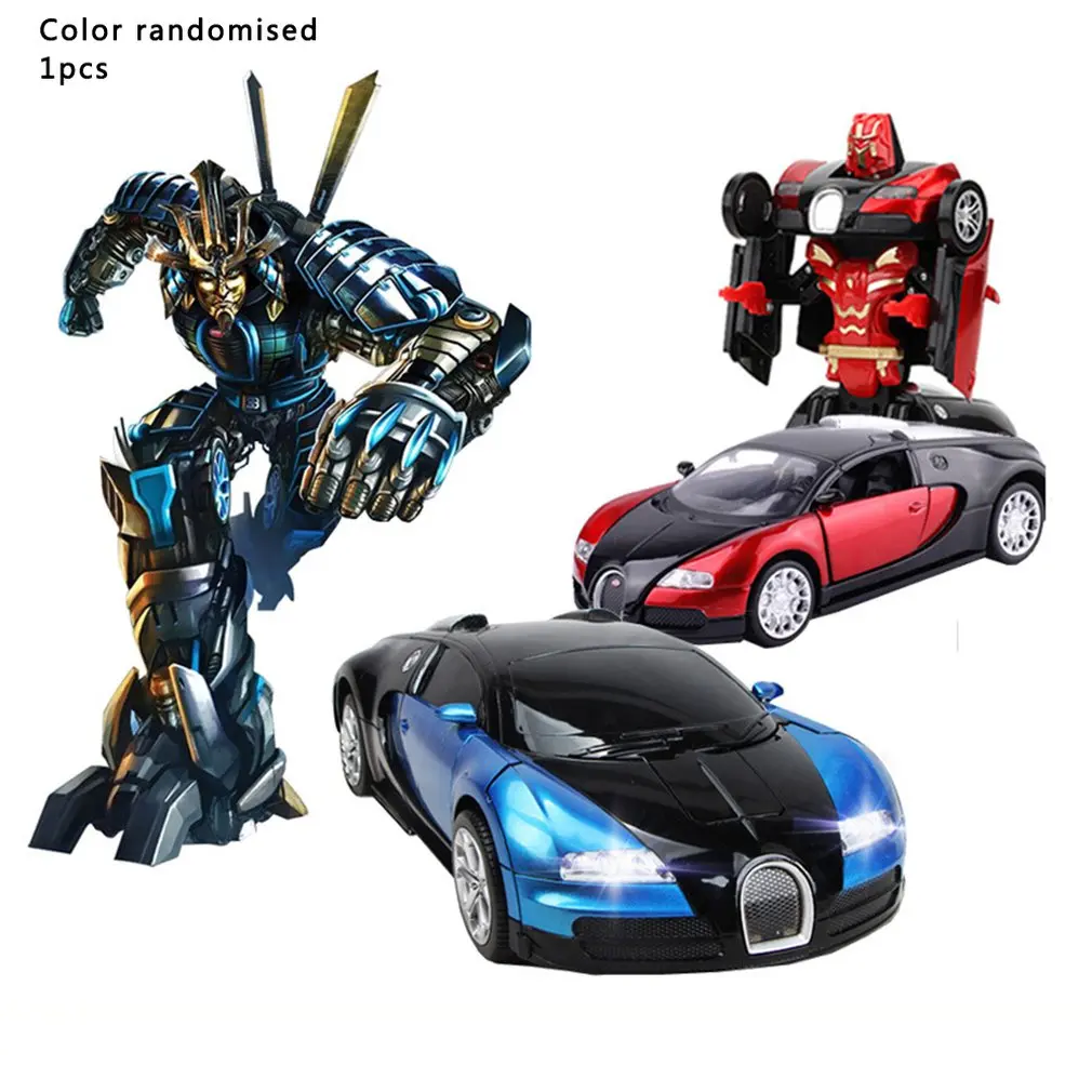 

Bugatti remote control deformation car HS automatic deformation Bugatti