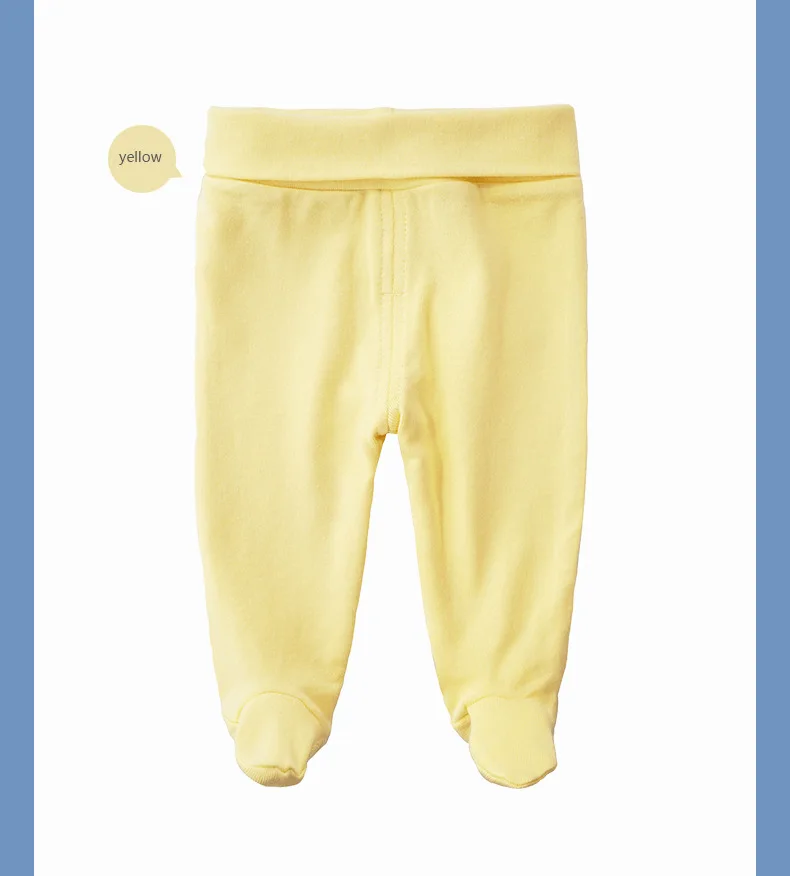 Штанишки для малышей штаны, брюки для детей от 0 до 6 месяцев леггинсы для маленьких мальчиков с высокой талией детские носки с сумкой на