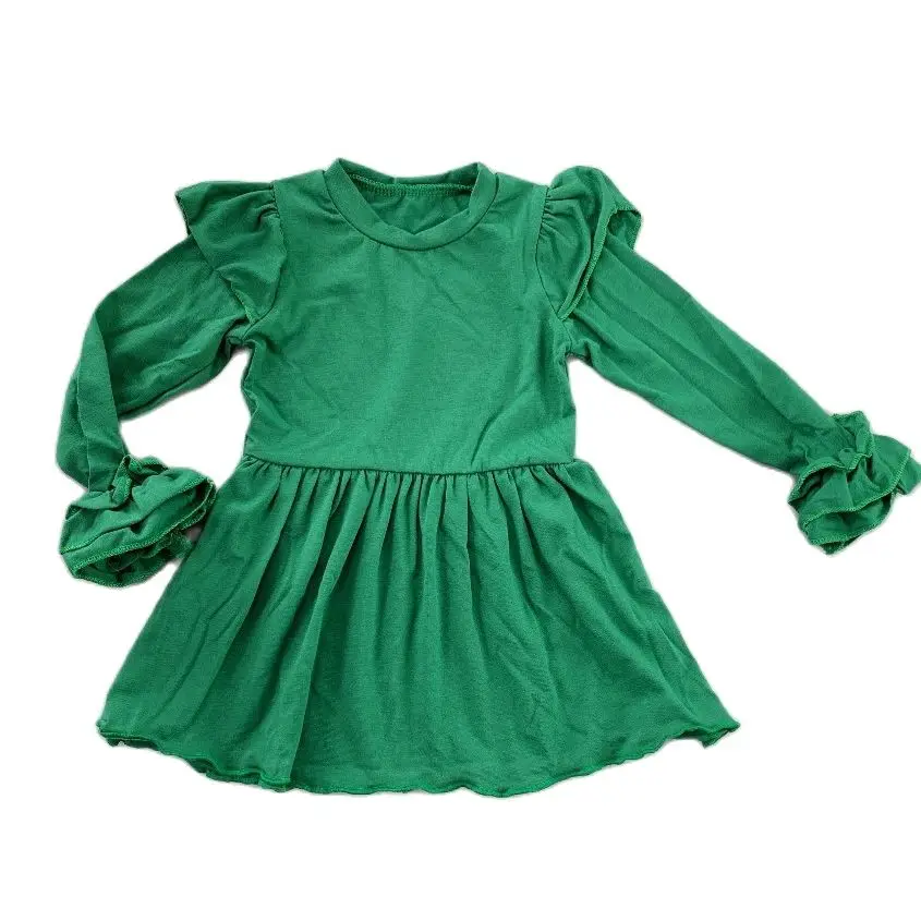 Spring and Autumn Baby Girls Outfits Infants Children Fashion Dress Casual Clothing Apparel Ruffle Accessory |