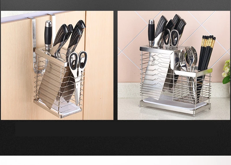 Stainless steel knife holder kitchen tool14