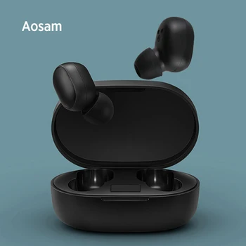 

Tws Bluetooth 5.0 Wireless Earphone Active Noise Cancellation Bass Mini Headset With Mic Movement Earbuds Auto Link AI Control