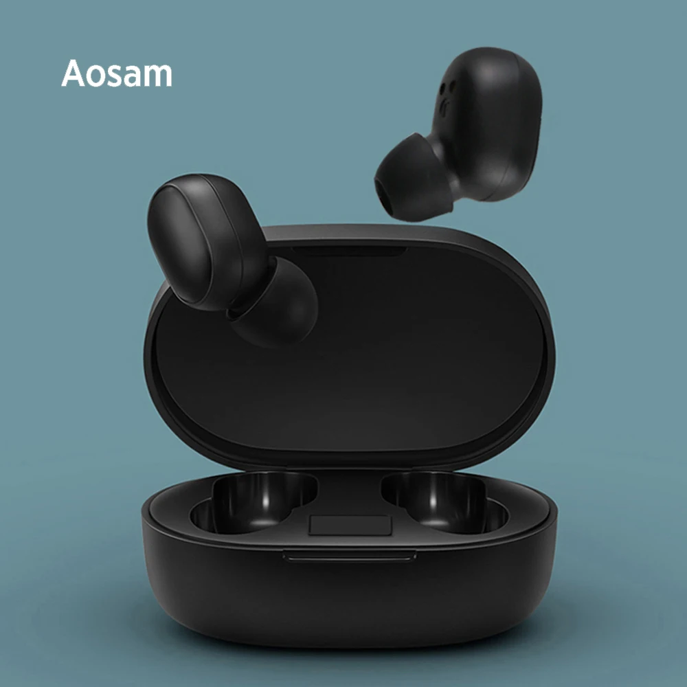 Наушники-вкладыши Tws Bluetooth 5 0 Беспроводной наушники активное Шум отмены бас