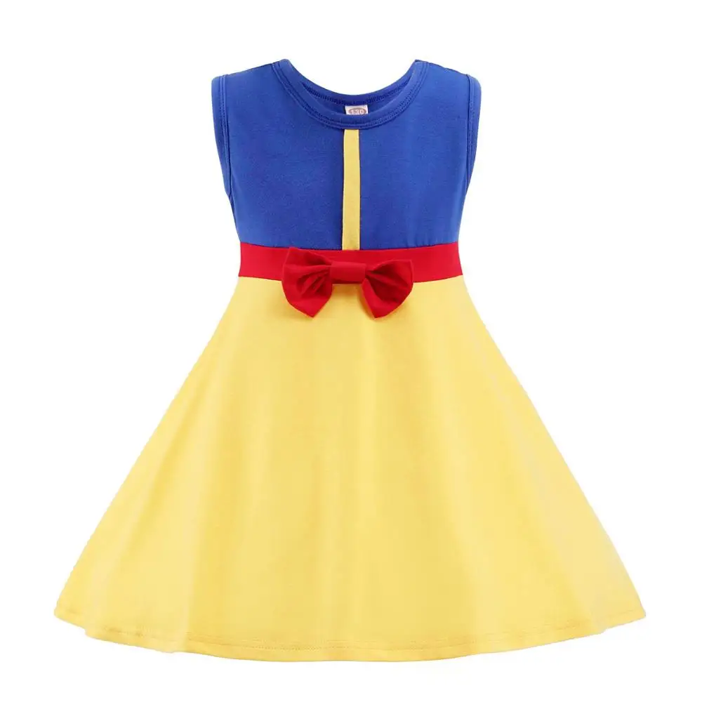 Dress As photo Нарядное платье принцессы для девочек; детское мини-платье без рукавов; платье Золушки, Елены, Анны, Эльзы; вечерние платья принцессы; Детский костюм - Цвет: Dress As photo