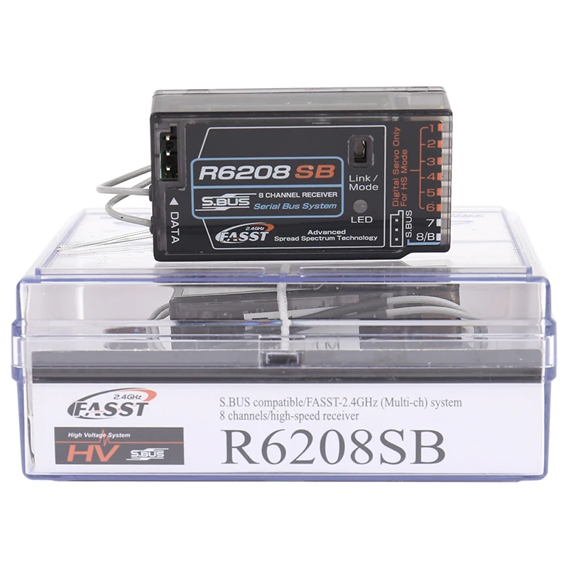 R6208SB FASST ресивер высокого напряжения для Futaba S.Bus 6208 18MZ 18SZ 14SG T8FG 16SZ SBUS 8 channal