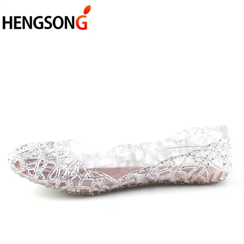 girls clear jelly shoes